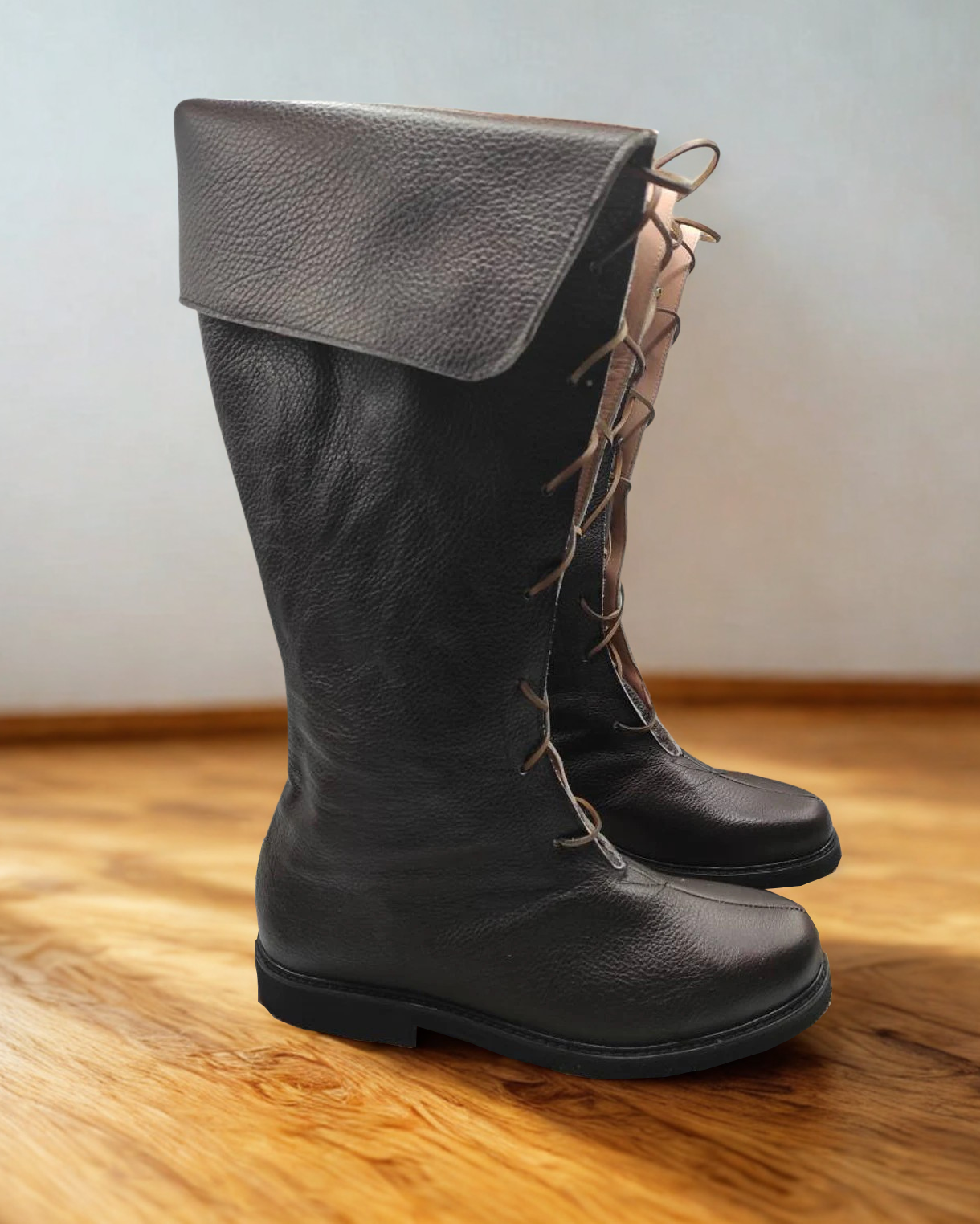 Medieval Adventure Lace-Up Boots