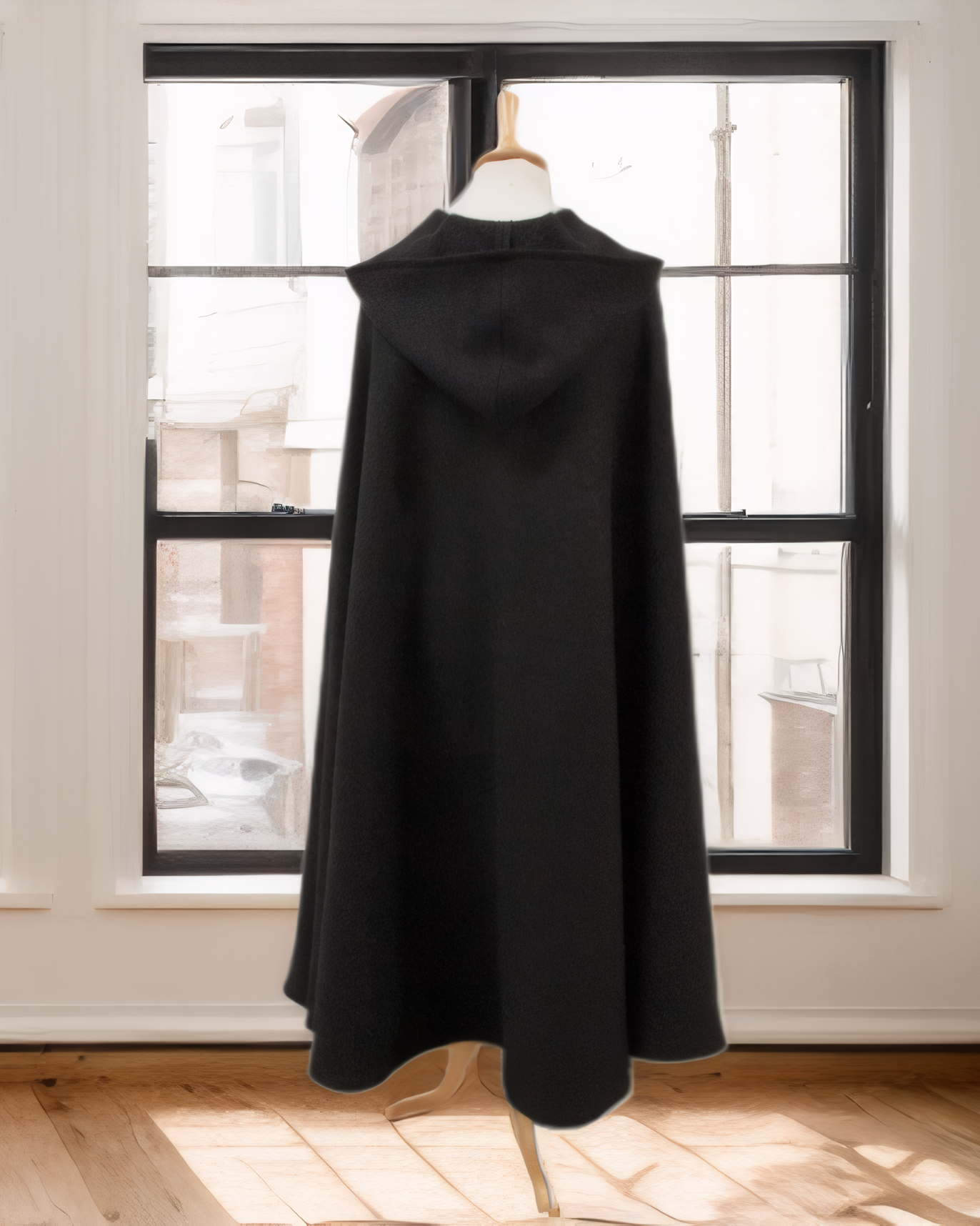 Wool Hooded Cloak
