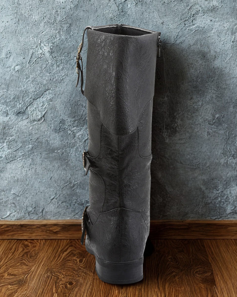Medieval Adventure Buckled Boots