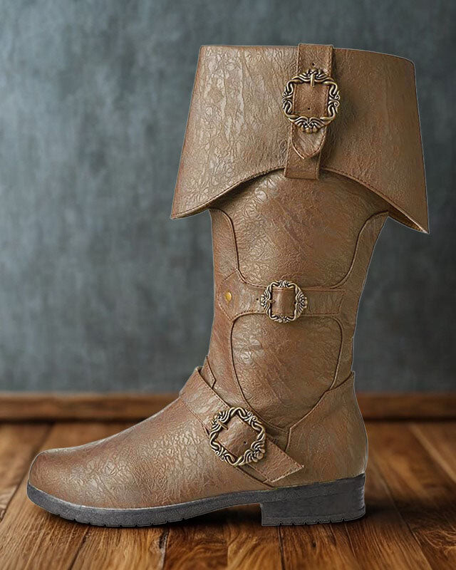 Medieval Adventure Buckled Boots