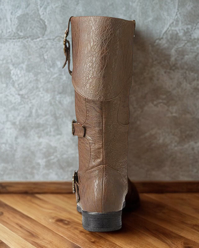 Medieval Adventure Buckled Boots