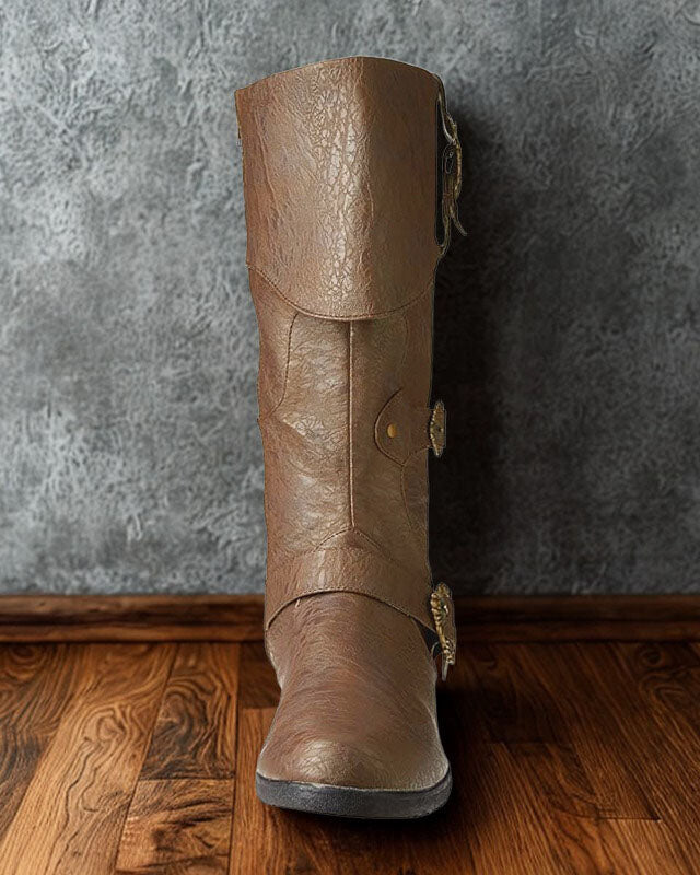 Medieval Adventure Buckled Boots
