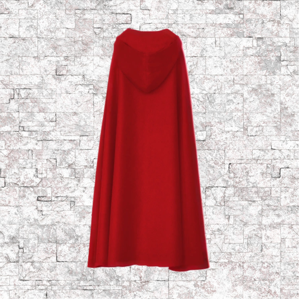 Red Hooded Cloaks with Pockets