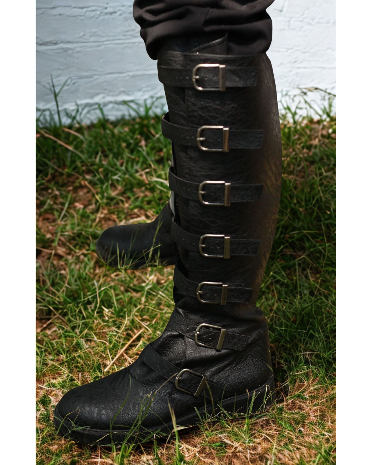 Viking Warrior Buckled Boots