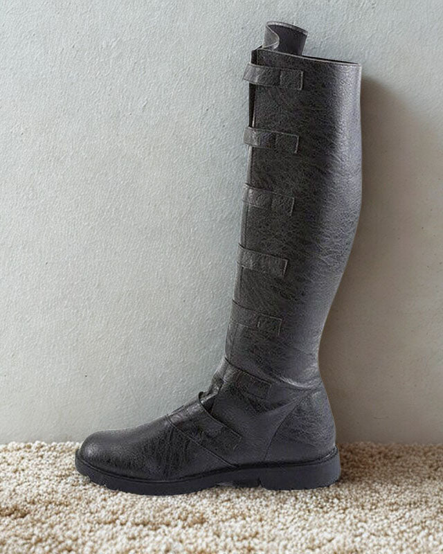 Viking Warrior Buckled Boots