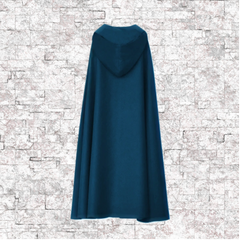 Blue Hooded Cloaks with Pockets