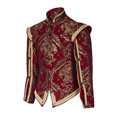Tudor Elizabethan jacket Coat Period Noble King Colonial Costume