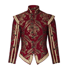Tudor Elizabethan jacket Coat Period Noble King Colonial Costume