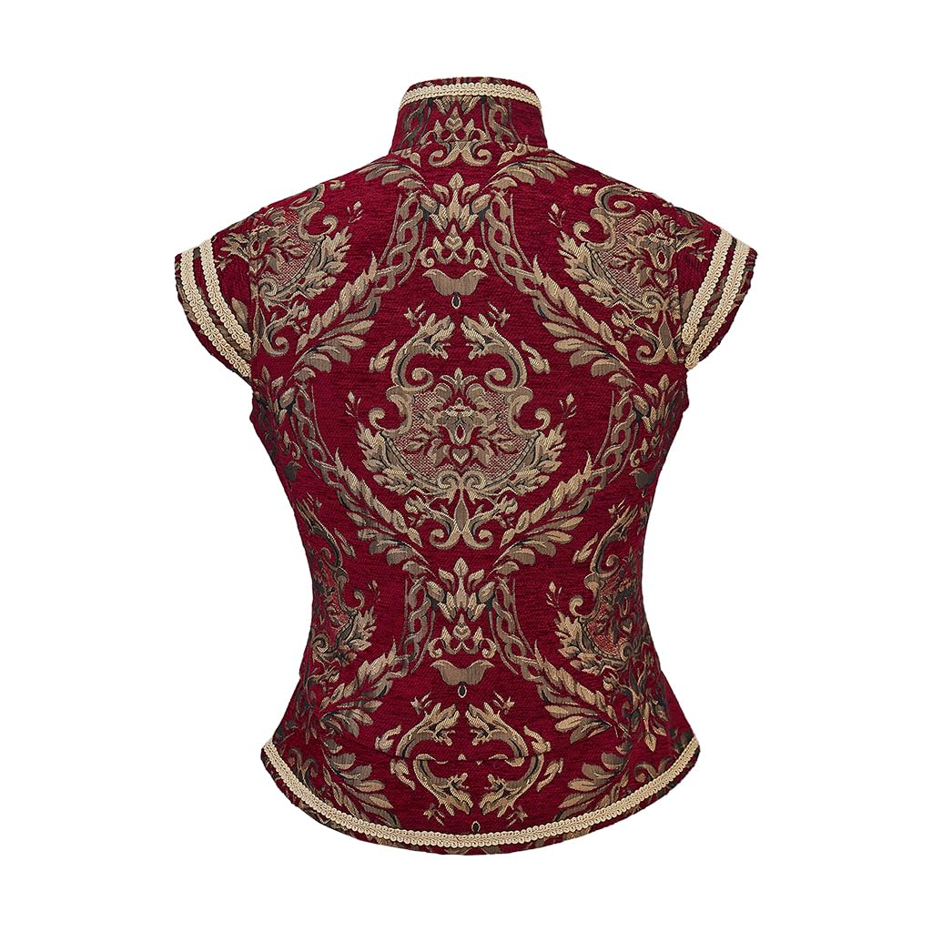 Renaissance Tudor Elizabethan Embroidered Vest