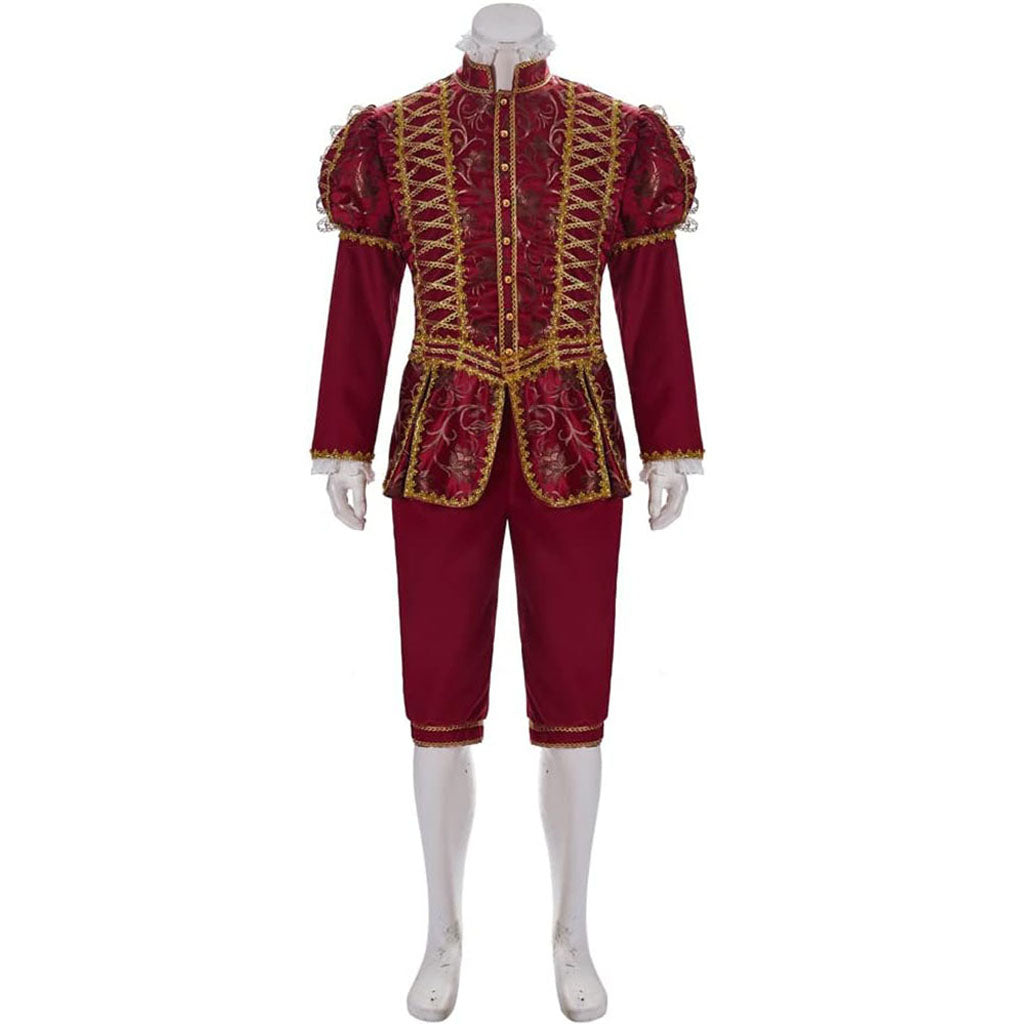 Victorian Rococo Costume Men Tudor Suit