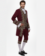 Men's Rococo Costume with Embroidery