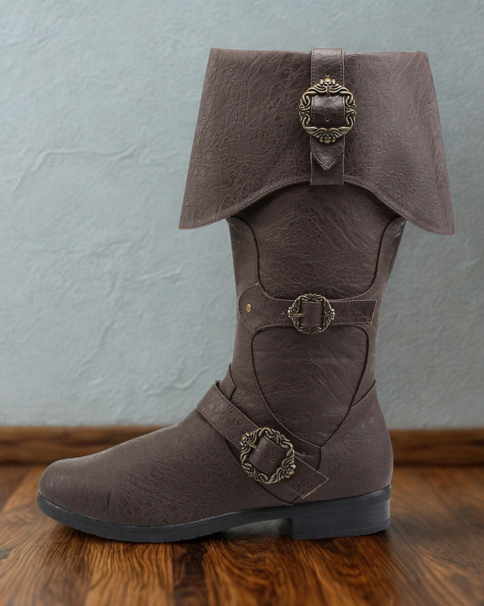Medieval Adventure Buckled Boots