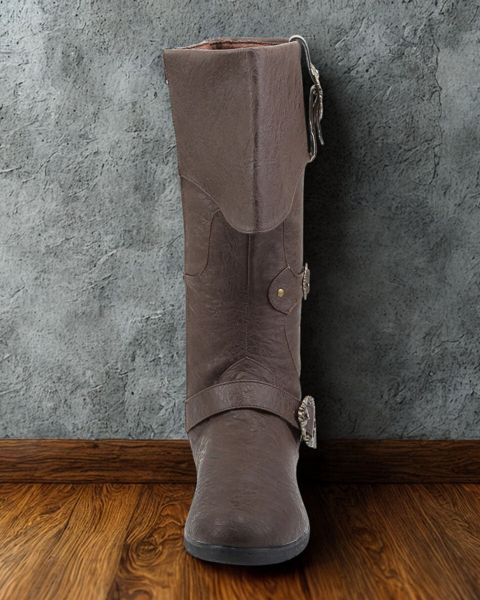 Medieval Adventure Buckled Boots