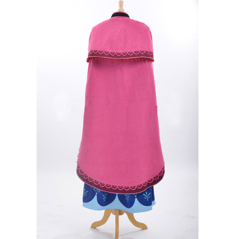 Anna Princess Cosplay Costume Dress Adult Size