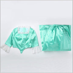 Hamilton Elizabeth Schuyle Cosplay Costume Green Dress