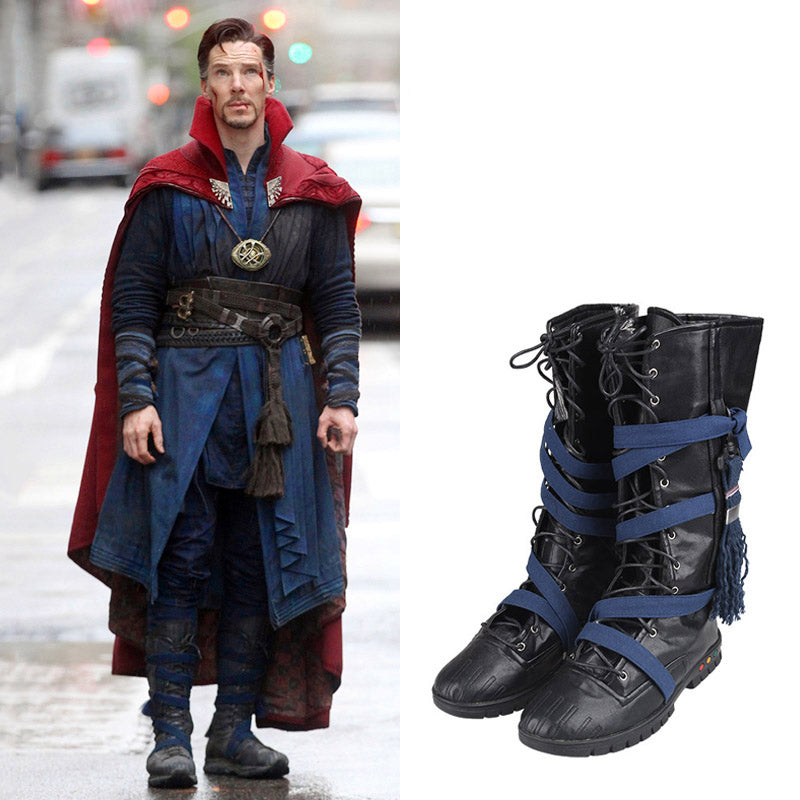 Doctor Strange Cosplay Boots Hot Movie Dr Cosplay Shoes Men Boots