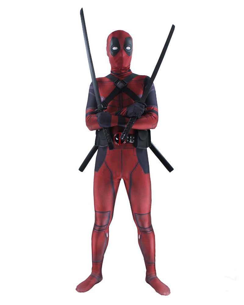 2020 Deadpool Cosplay Costume Bodysuits Suit For Adults and Kids Spandex Zentai 3D Style