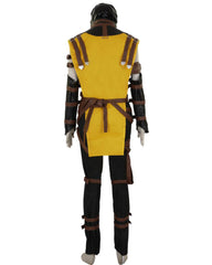 Mortal Kombat Scorpion Hanzo Hasashi Cosplay Costume