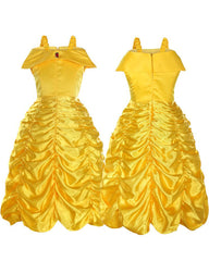 Kids Princess Dress Up Cosplay Costume For Girls (Belle/Rapunzel/Cinderella)