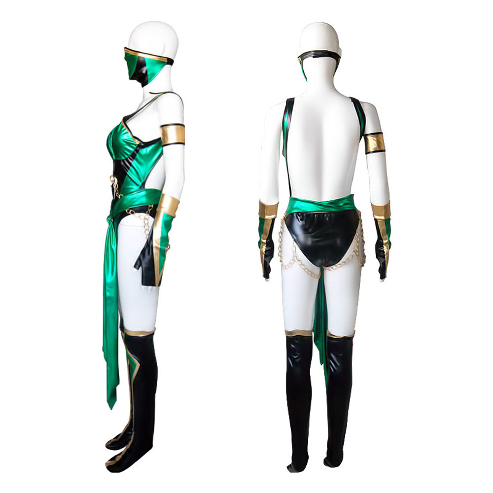 Mortal Kombat Kitana Jade Mileena Sexy Version Cosplay Costume