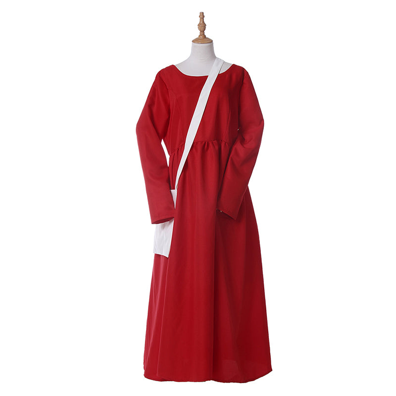 The Handmaid's Tale Costume Handmaid's Tale Dress Red Cape Cloak Robe