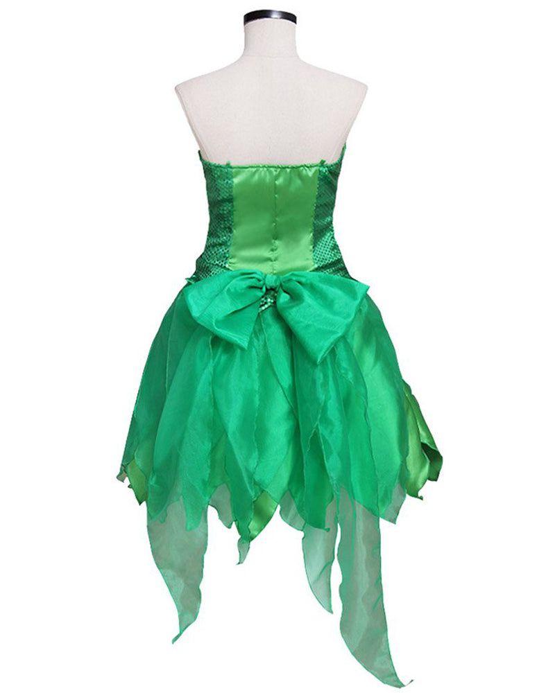 Peter Pan Tinker Bell Princess Cosplay Costume Dress