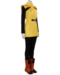 Dragon Ball Z Bulma Cosplay Costume Yellow Dress