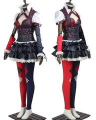 Arkham Knight Harley Quinn Cosplay Costume Asylum City Dark Outfit