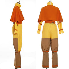 Aang Cosplay Costume Yellow Jumpsuit