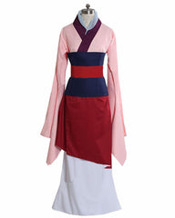 Princess Hua Mulan Pink Hanfu Cosplay Costume