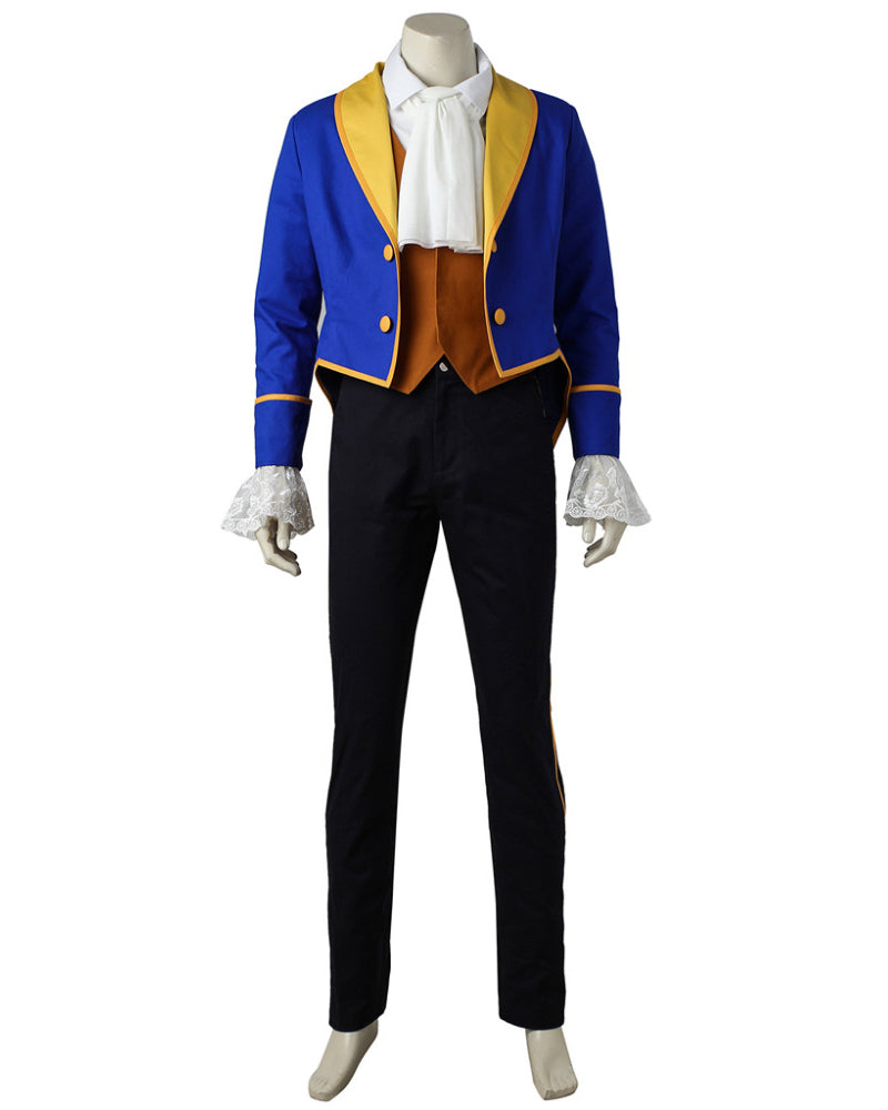 The Classic Beast Costume Prince Adam Cosplay Suit For Men