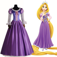 Princess Rapunzel Costume Cosplay Dress