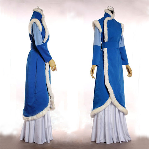The Last Airbender Princess Yue Blue Cosplay Costume