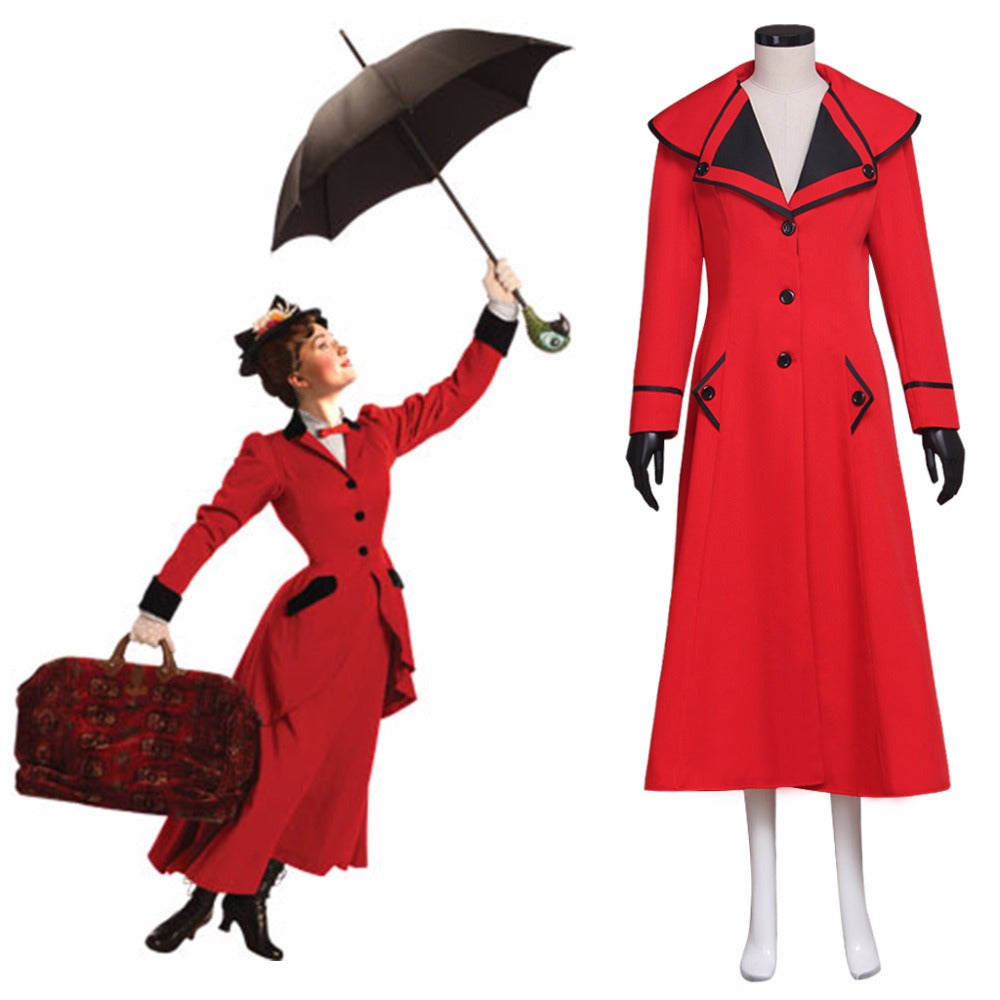 Mary Poppins Cosplay Costume Coat