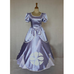 Princess Sofia Cosplay Costume Dress For Adult