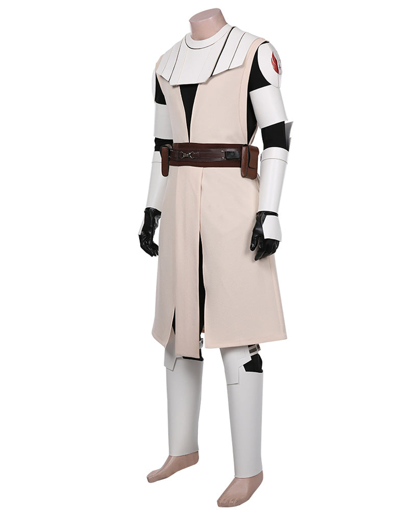 The Clone Wars Obi Wan Kenobi Cosplay Costume Outfit