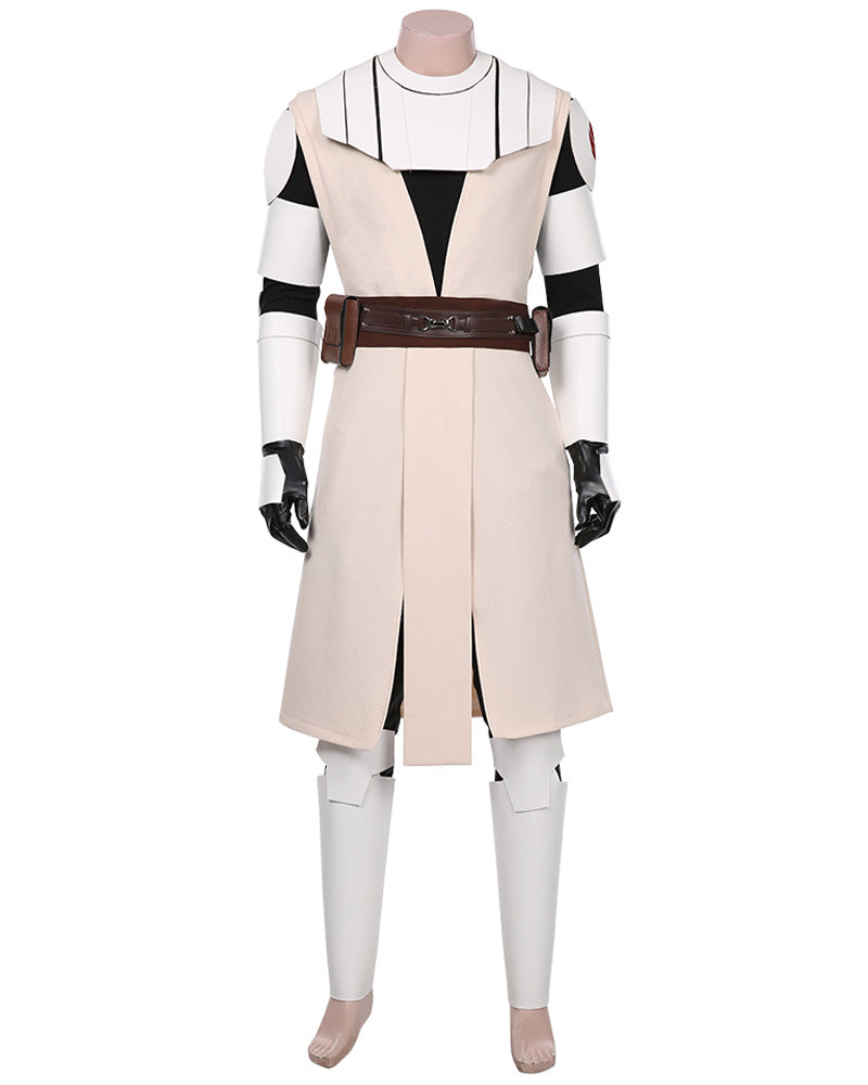 The Clone Wars Obi Wan Kenobi Cosplay Costume Outfit