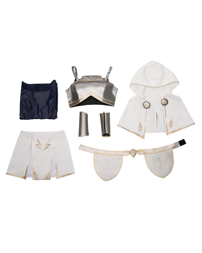 League of Legends LOL Luxanna Crownguard Cosplay Costume