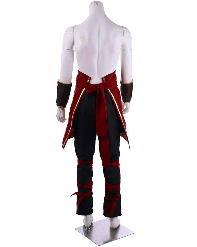 Mortal Kombat Liu Kang Cosplay Costume Outfit