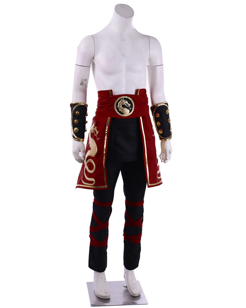Mortal Kombat Liu Kang Cosplay Costume Outfit