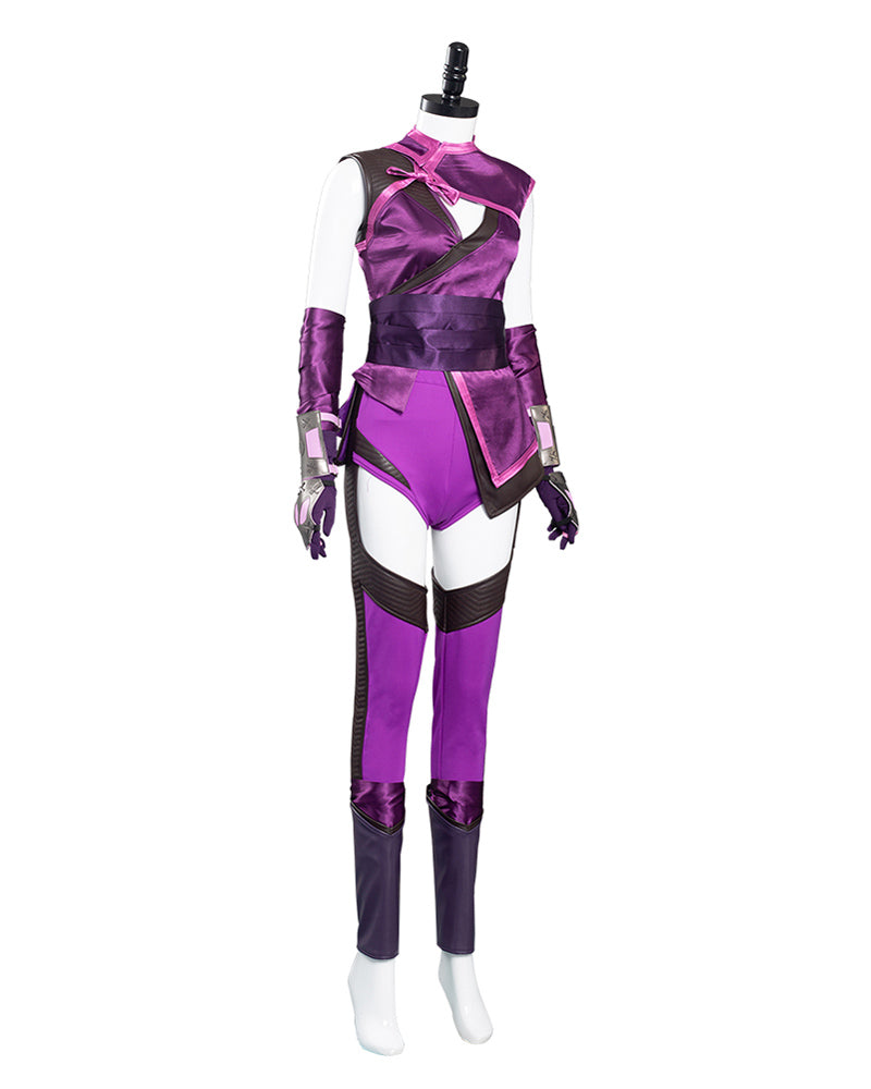 Mortal Kombat Mileena Cosplay Purple Costume