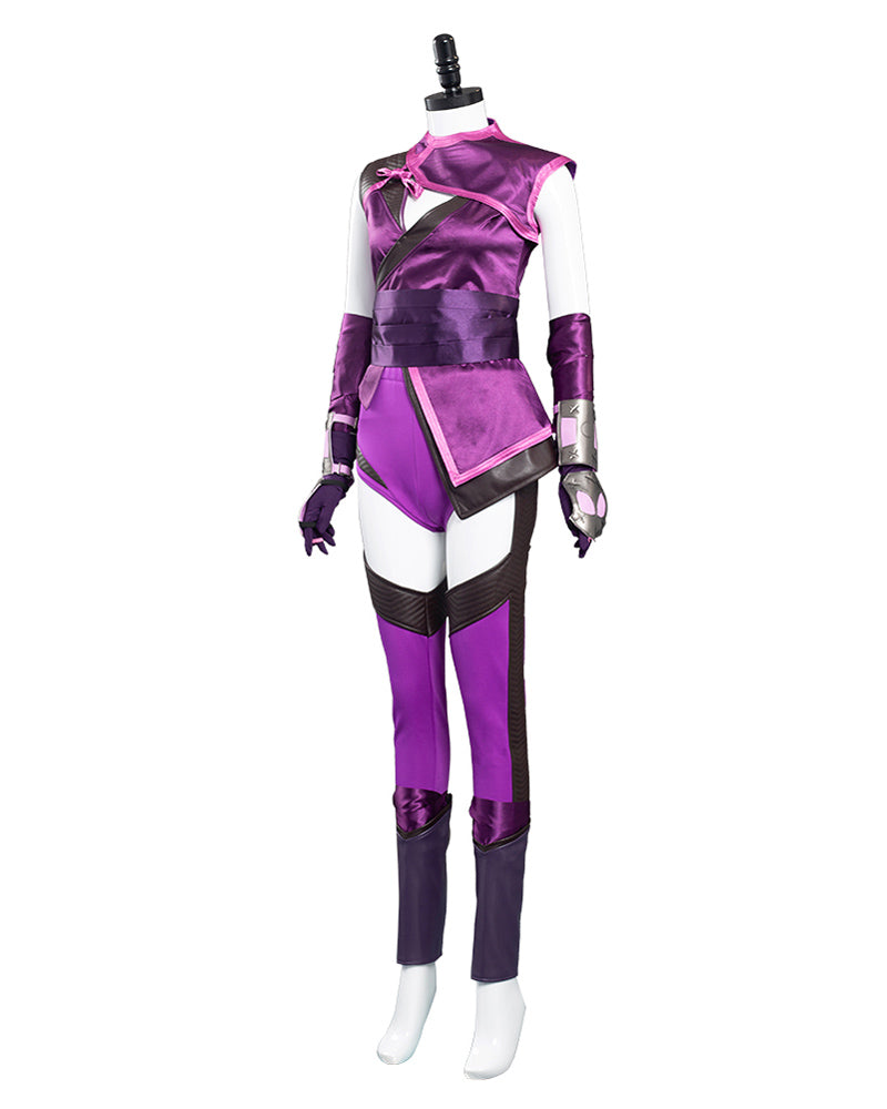 Mortal Kombat Mileena Cosplay Purple Costume