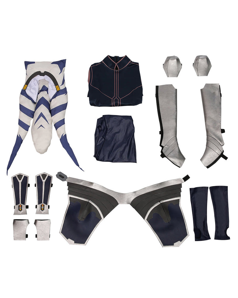 Star Wars The Clone Wars Ahsoka Tano Cosplay Costume