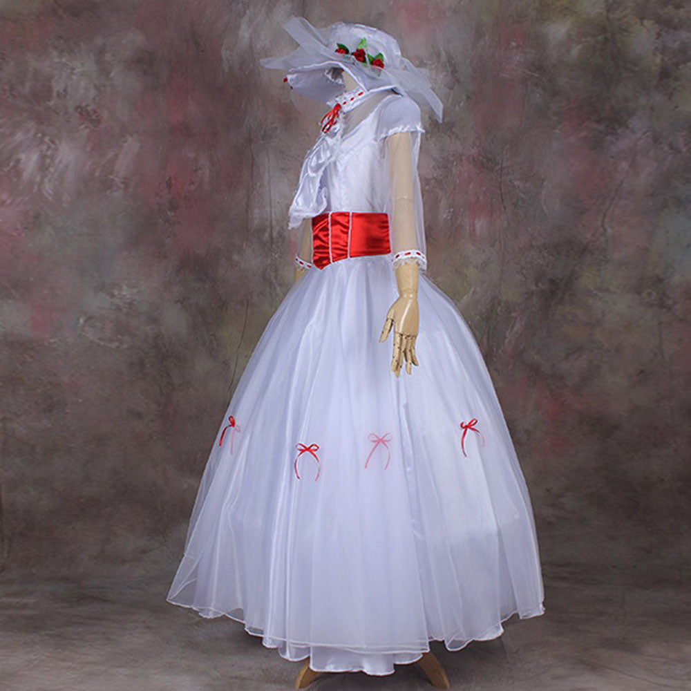 Princess Mary Poppins Cosplay Dress Costume