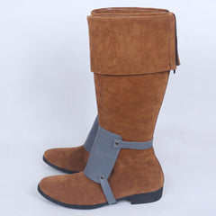 Flynn Rider Cosplay Shoes Game Men Boots Custom Made