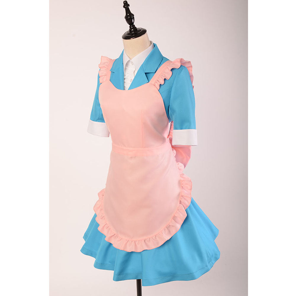 The End of Hope's Peak Academy Chisa Yukizome Maid Cosplay Costume