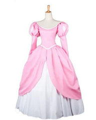 Princess Ariel Pink Dress Cosplay Costume For Adults