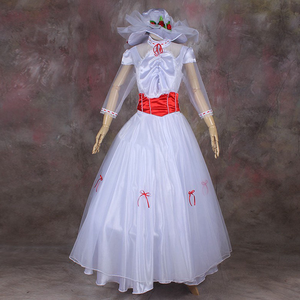 Princess Mary Poppins Cosplay Dress Costume