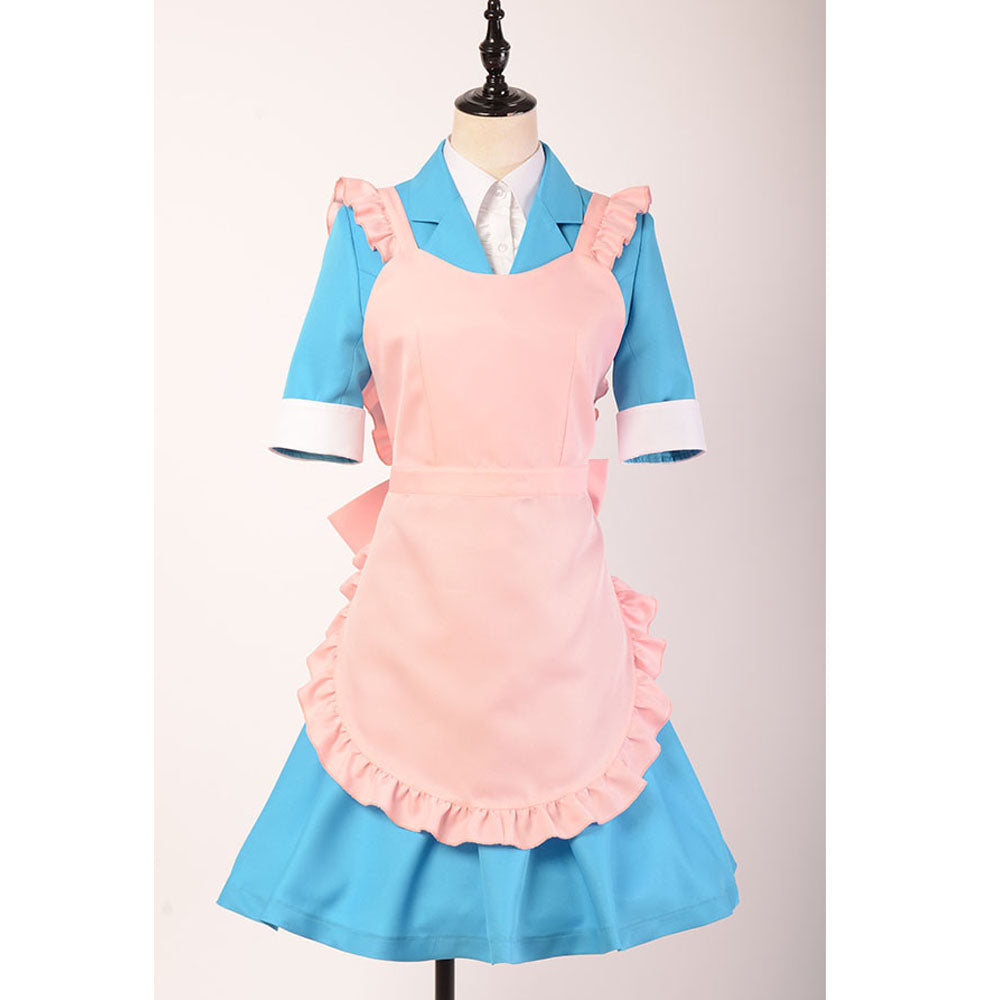 The End of Hope's Peak Academy Chisa Yukizome Maid Cosplay Costume