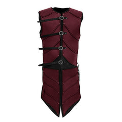 Mens Medieval Renaissance Vest Sleeveless Jacket